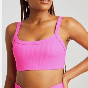 Brand New with Tags** Year of Ours, Ribbed Bralette 2.0, rose violet, medium